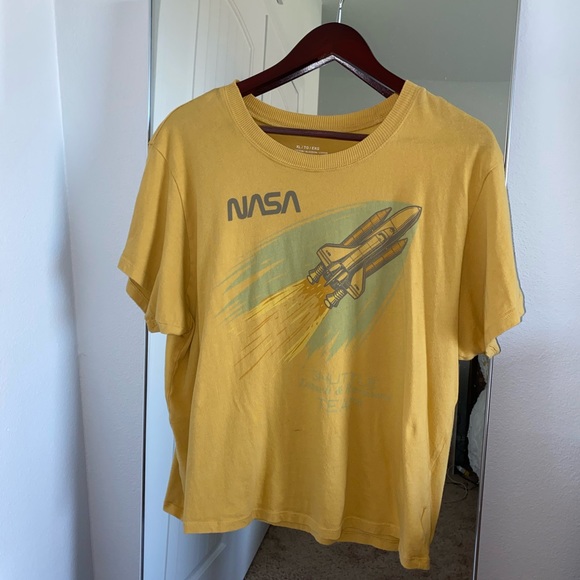 nasa yellow shirt